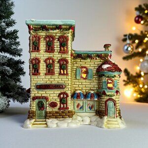 Jo-Ann Fabrics 50th Anniversary Porcelain Lighted House Vintage 1993 (No box)